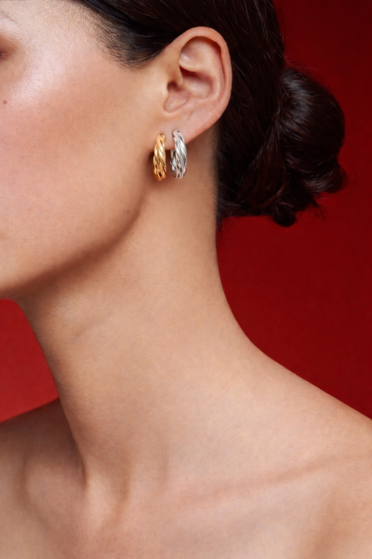 Orecchini in acciaio