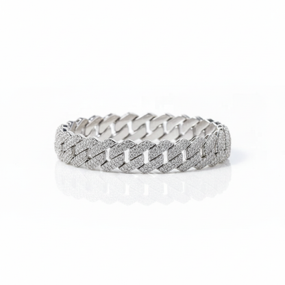 Bracciale Cuban Link Iced Out 14 mm