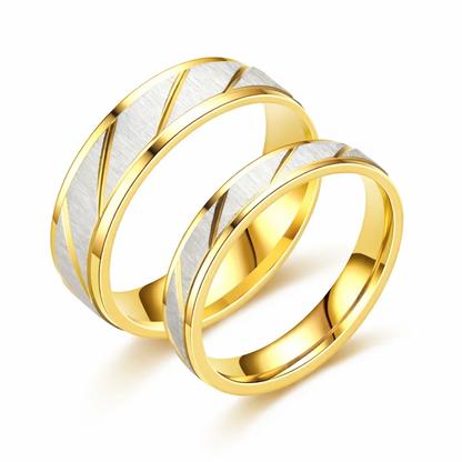 Anello da Coppia in Acciaio