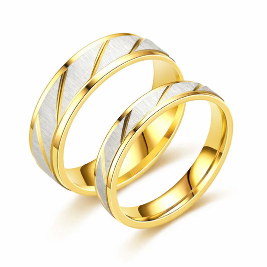Anello da Coppia in Acciaio