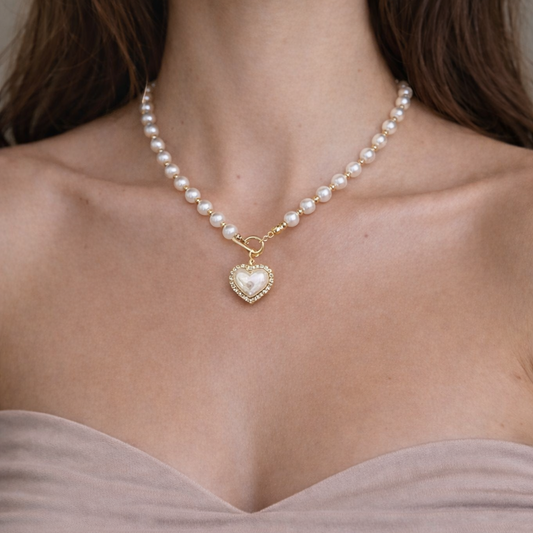 Collana Perle & Cuore