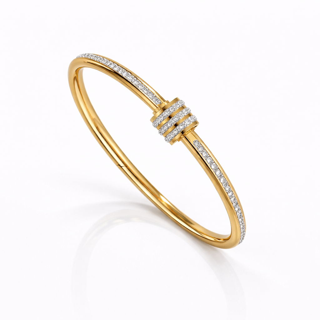 Bracciali in acciaio "Zircon Stack"