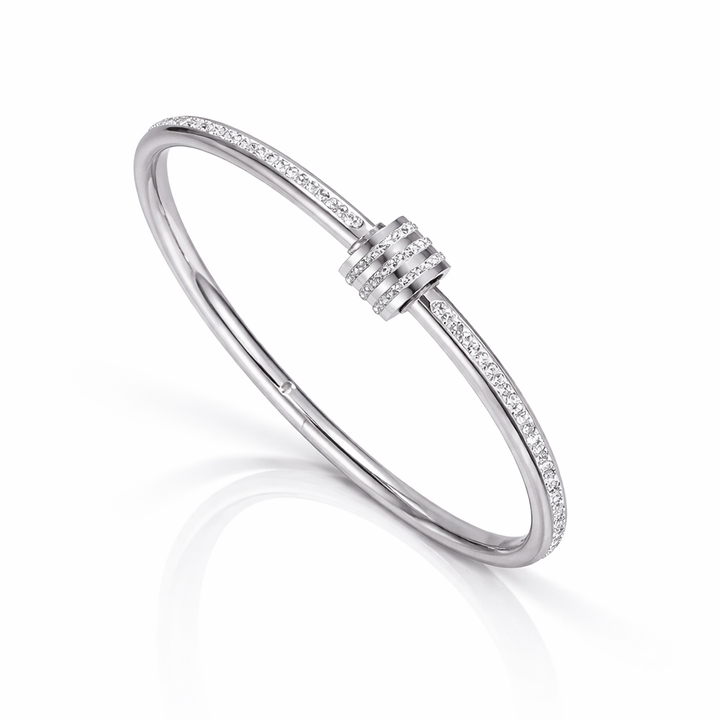 Bracciali in acciaio "Zircon Stack"