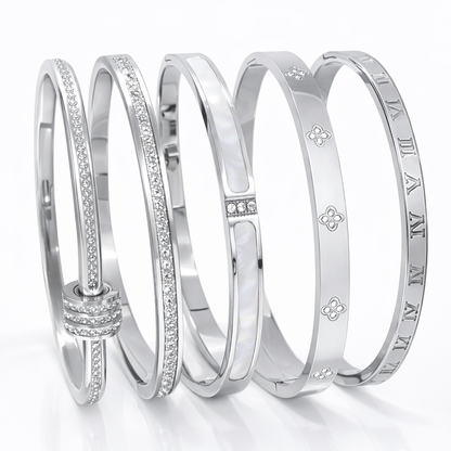Bracciali in acciaio "Zircon Stack"