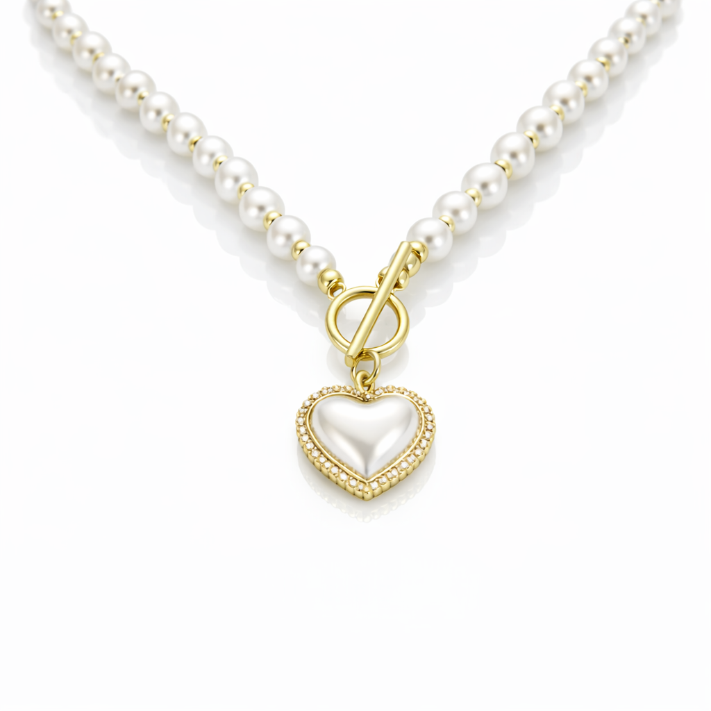 Collana Perle & Cuore