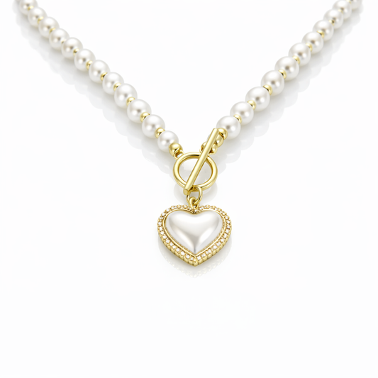 Collana Perle & Cuore