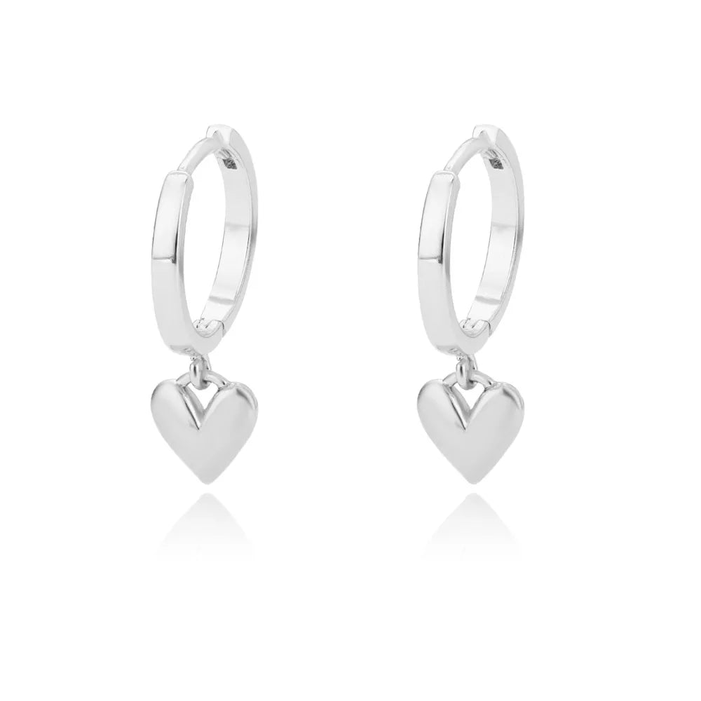 Orecchini “Cuore Vuoto Dorato”