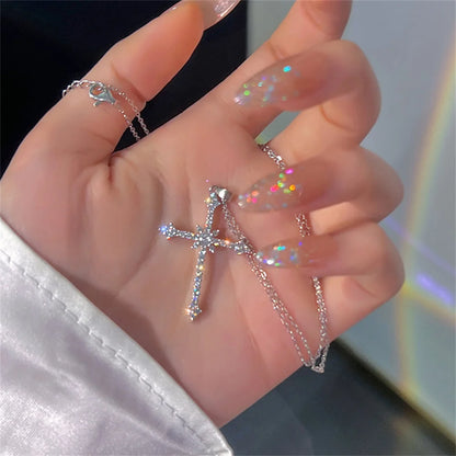 Collana “Crystal Cross Star”