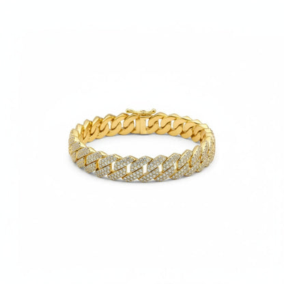 Bracciale Cuban Link Iced Out 14 mm