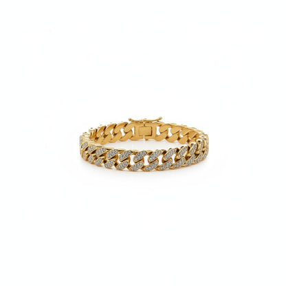 Bracciale Cuban Link Iced Out 14 mm